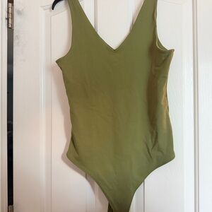 Abercrombie & Fitch green body suit size large